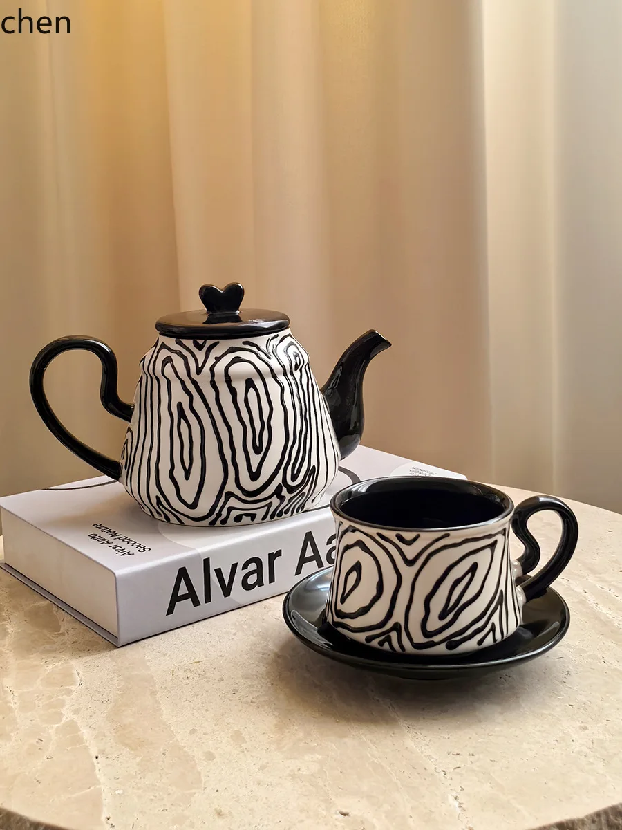 Picture 7: Hxl hand-painted tree ring coffee cup exquisite tea cup and saucer set ceramic