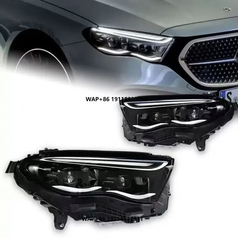 MJ for Car Auto Parts Front Light E-Class W214 Headlight 2024 2025 Head Light Upgrade LED Head Lamp