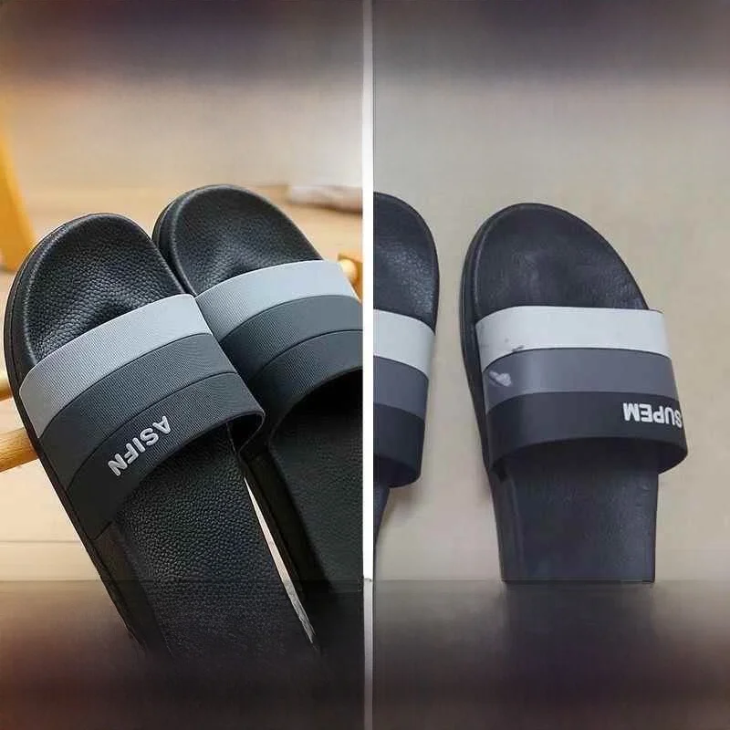 Thick Bottom Slippers Unisex Summer Outdoor Wearable Anti-Slip Wear-Resistant Home Use Male Female Couples Sandals