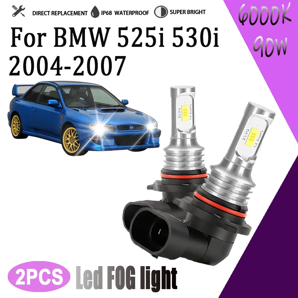 

9006 LED 20000LM Car LED Fog Light Super Bright 6000K Plug And Play CSP High Power Auto Fog Lamp For BMW 525i 530i 2004-2007