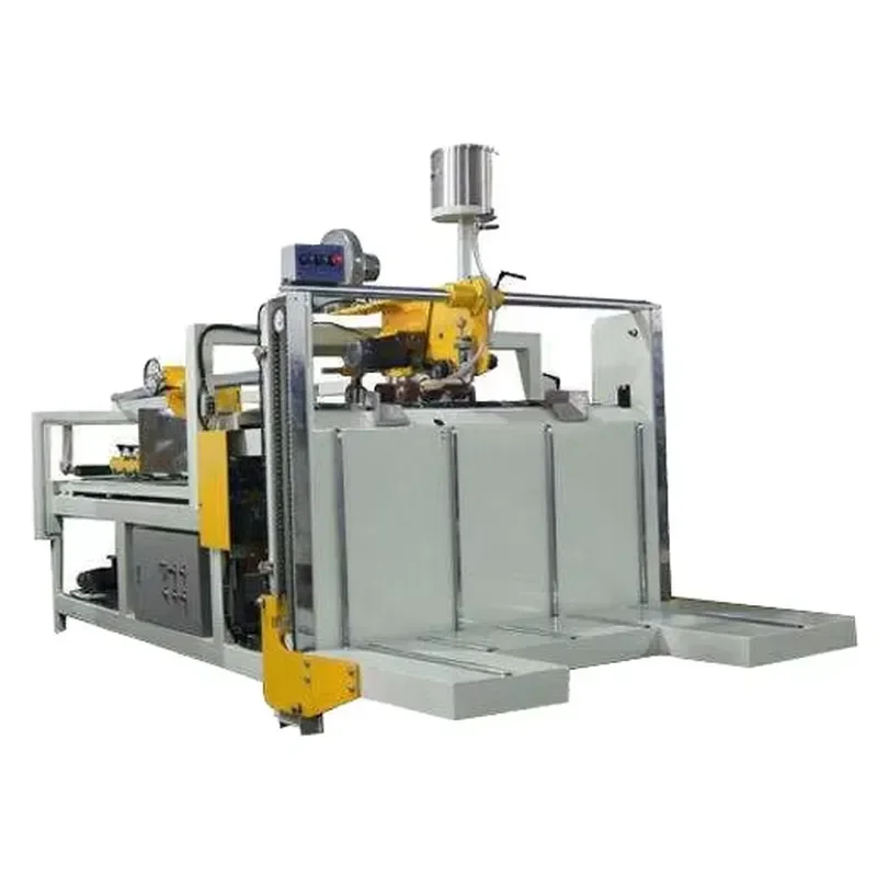 Semiautomatic Carton Box Folding Gluing Machinery
