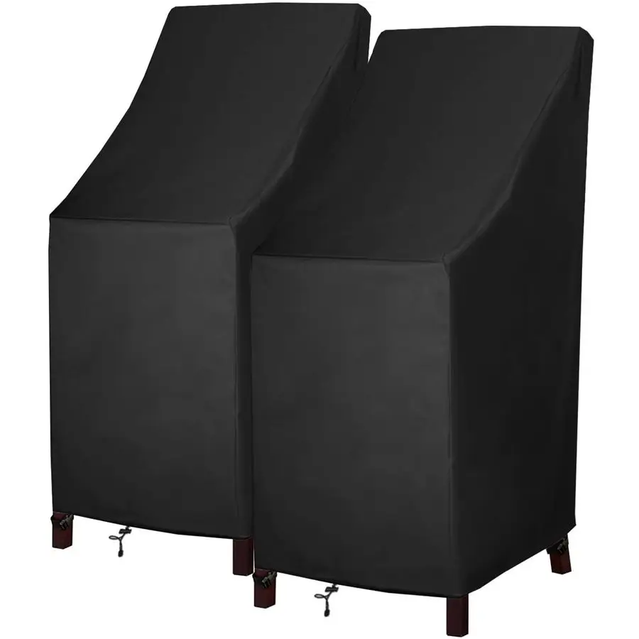 

Чехол для садового стула, чехлы для складных уличных стульев, прочные чехлы для барных стульев из оксфорда 600D, сверхпрочные водонепроницаемые чехлы для высоких стульев