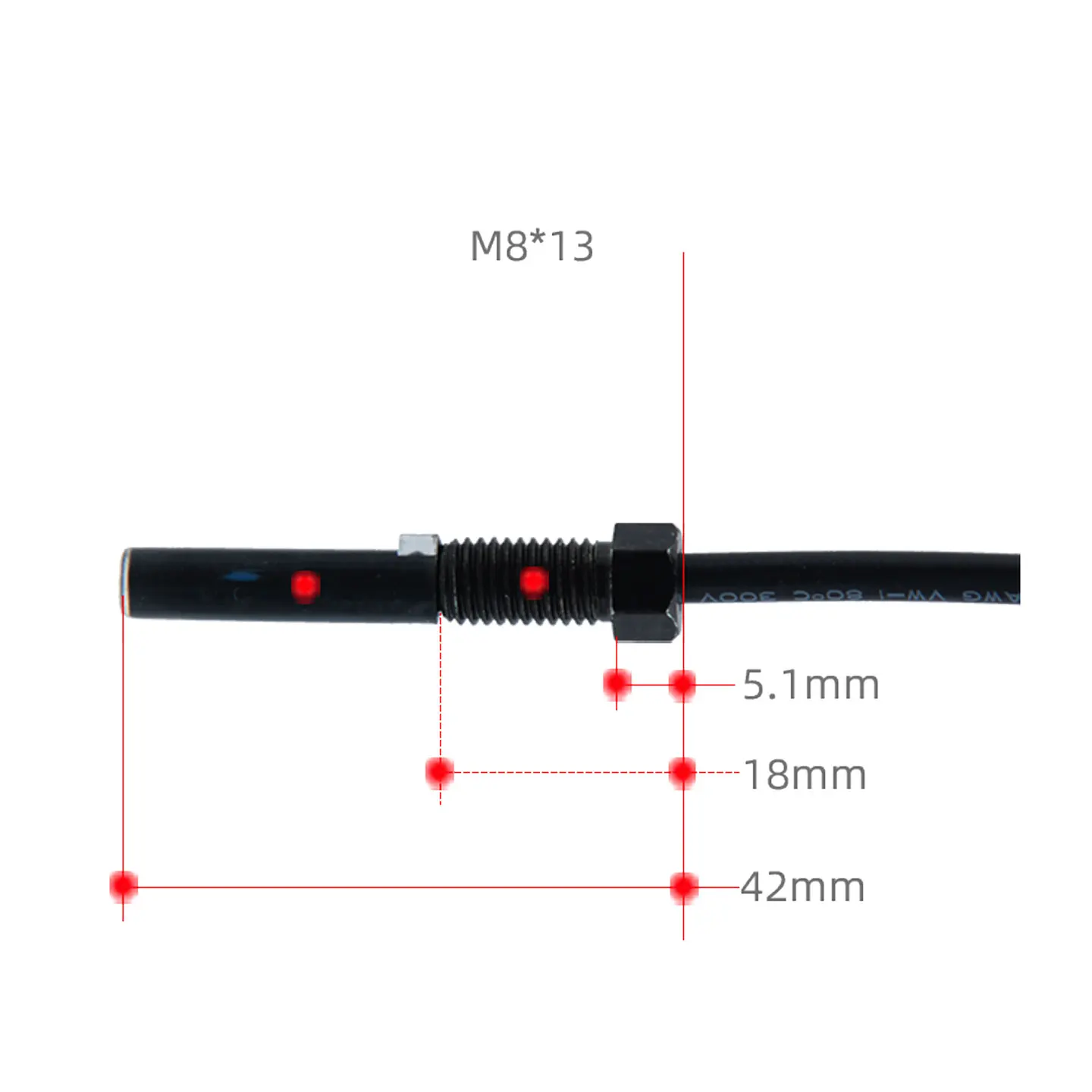NFOX Bafang E Bike Electric Bicycle Break Magnetic sense Brake Wire Vehicle Repair Parts Signal Line Power-off Device 3-pin