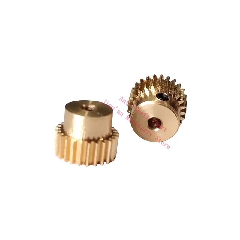 1piece Convex Step Copper 0.6Mod 18 19 20 21 22 23 24 25 26 27 28 29 30 31 32 33 34 35 Teeth 0.6 Module Precision Gear Pinion