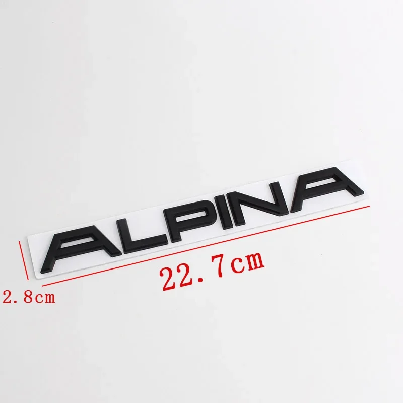 3D Metal ALPINA Logo Odznaka bagażnika samochodowego Emblemat Błotnik Boczny Tylny Karoseria Naklejka na tylną klapę Do BMW Alpina B7 B6 D4 D5 Auto Akcesoria