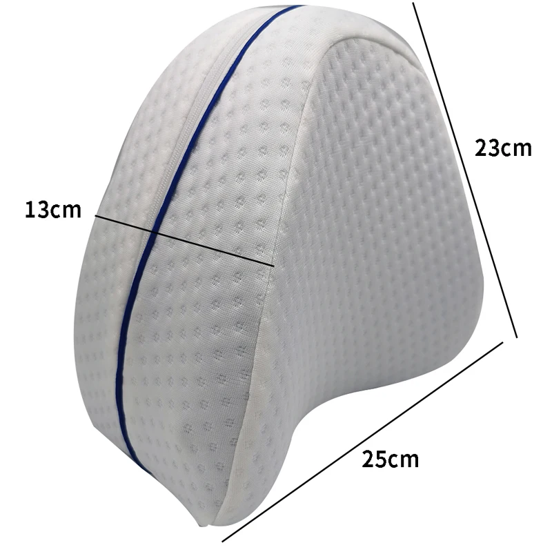 Beinkissenbezug aus Memory-Baumwolle, Schaumstoffkissen, zum Schlafen, orthopädischer Ischias-Bezug