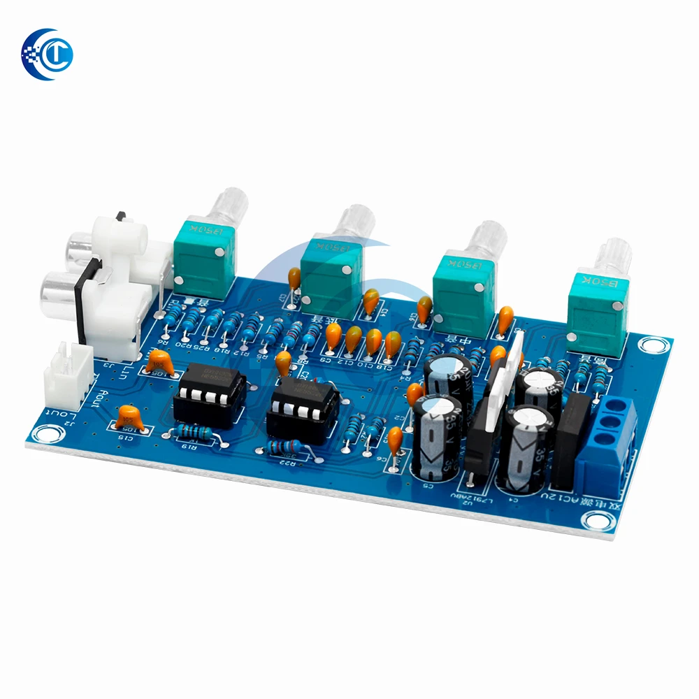 XH-M164 Preamp: NE5532 Chip – 4-Channel Stereo Tone Control & Telephone Preamp Function