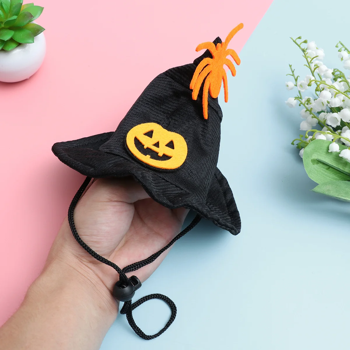 

Halloween Pet Hat Pumpkin Headdress for Small Cats Dogs Cute Comfortable Festival Wear Daily Walk Party Halloween Pet Hat