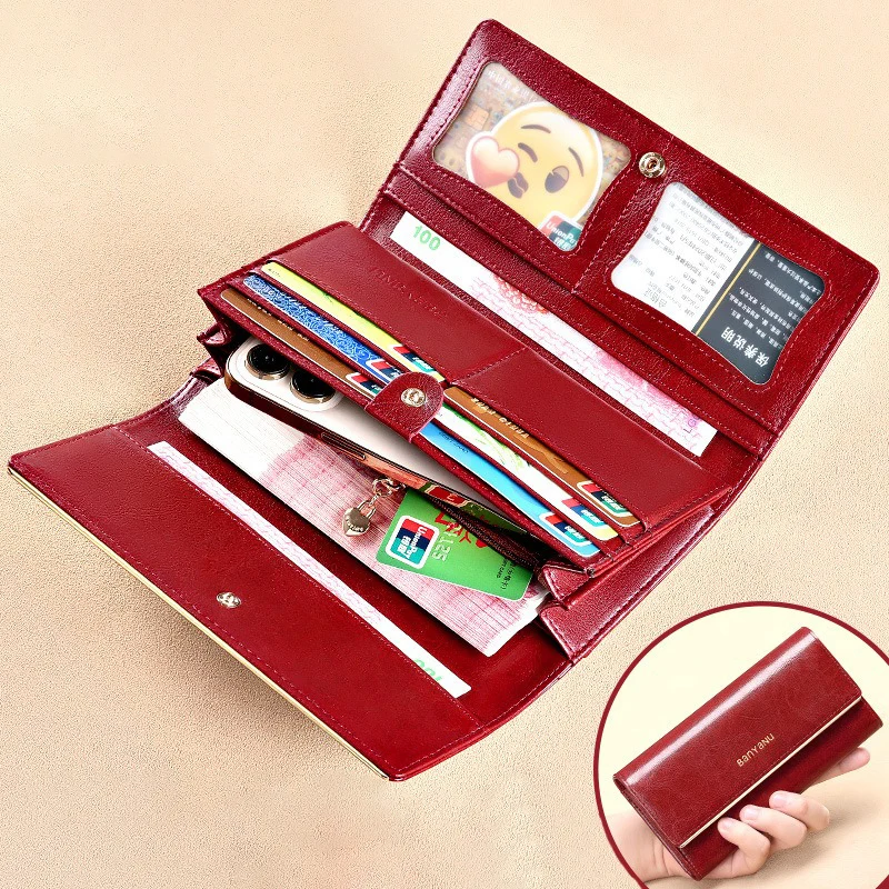 Genuine Leather Lon… - image