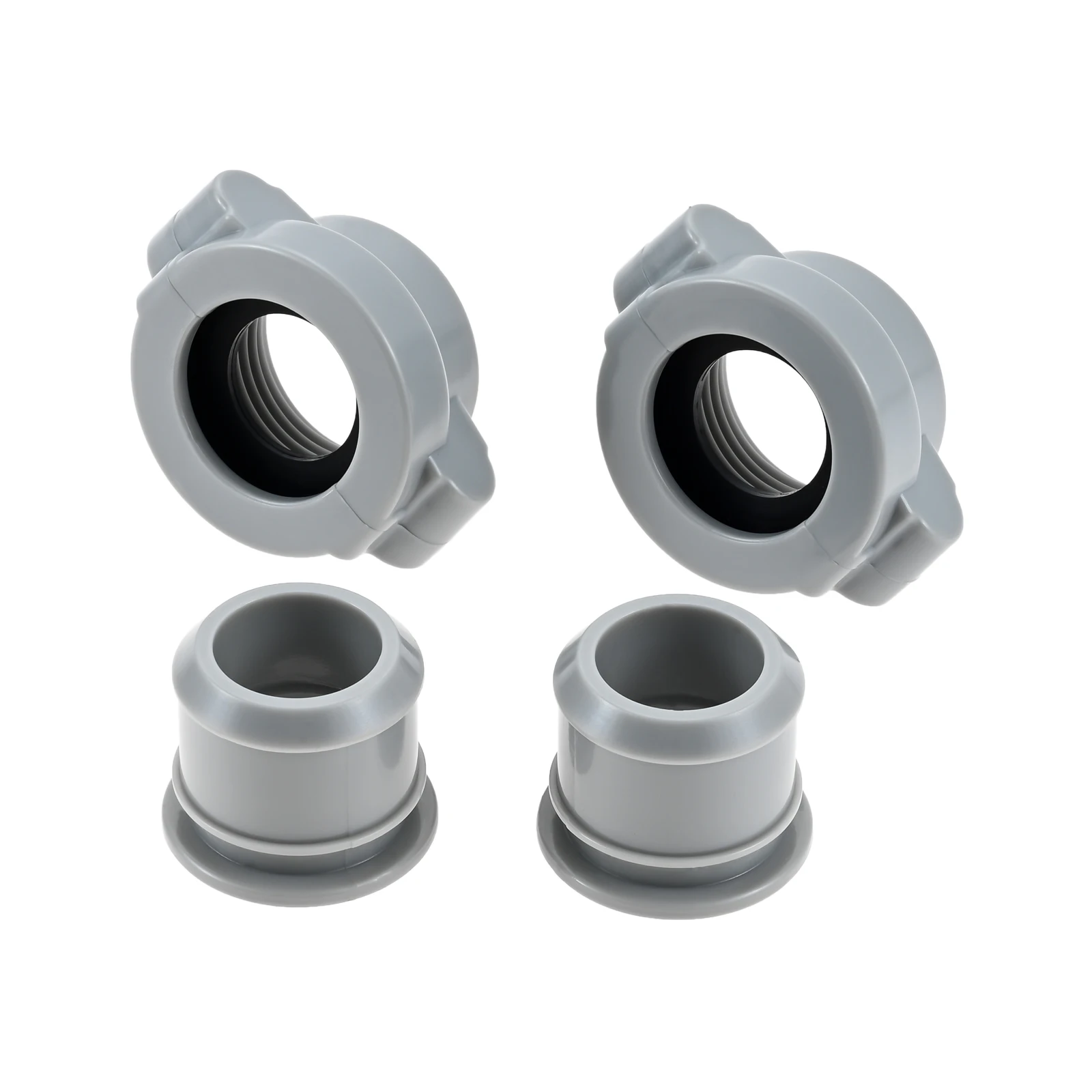 Replaceables Lay-Z-Spa B/C Water Pipe Grey Plastic Coupling Screw Nut Connector and Nipple 2B/C Seals Gaskets Washers