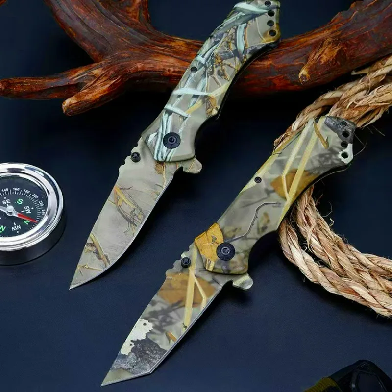 

Hot style Cost-effective pocket folding knife aluminum handl utility home daily kitchen cutting outdoor bushcraft tactical knife