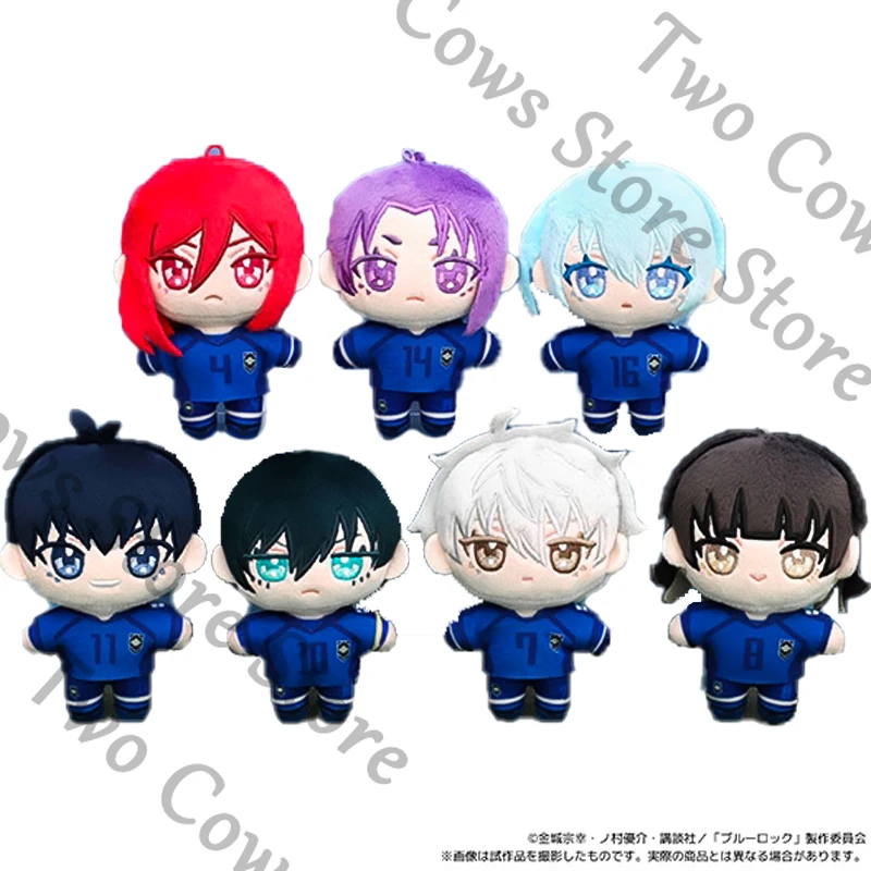 

Genuine Anime BLUE LOCK peripheral Second Edition Ball jersey style pendant Q version plush toys doll Cotton Doll - Hiori You