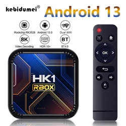 Android 13 Iptv Smart TV Box RK3528 Quad Core Cortex A53 Support 8K HD Video 4K HDR10+ 2.4&5.8G Dual Wifi6 BT4.0 Set Top Box