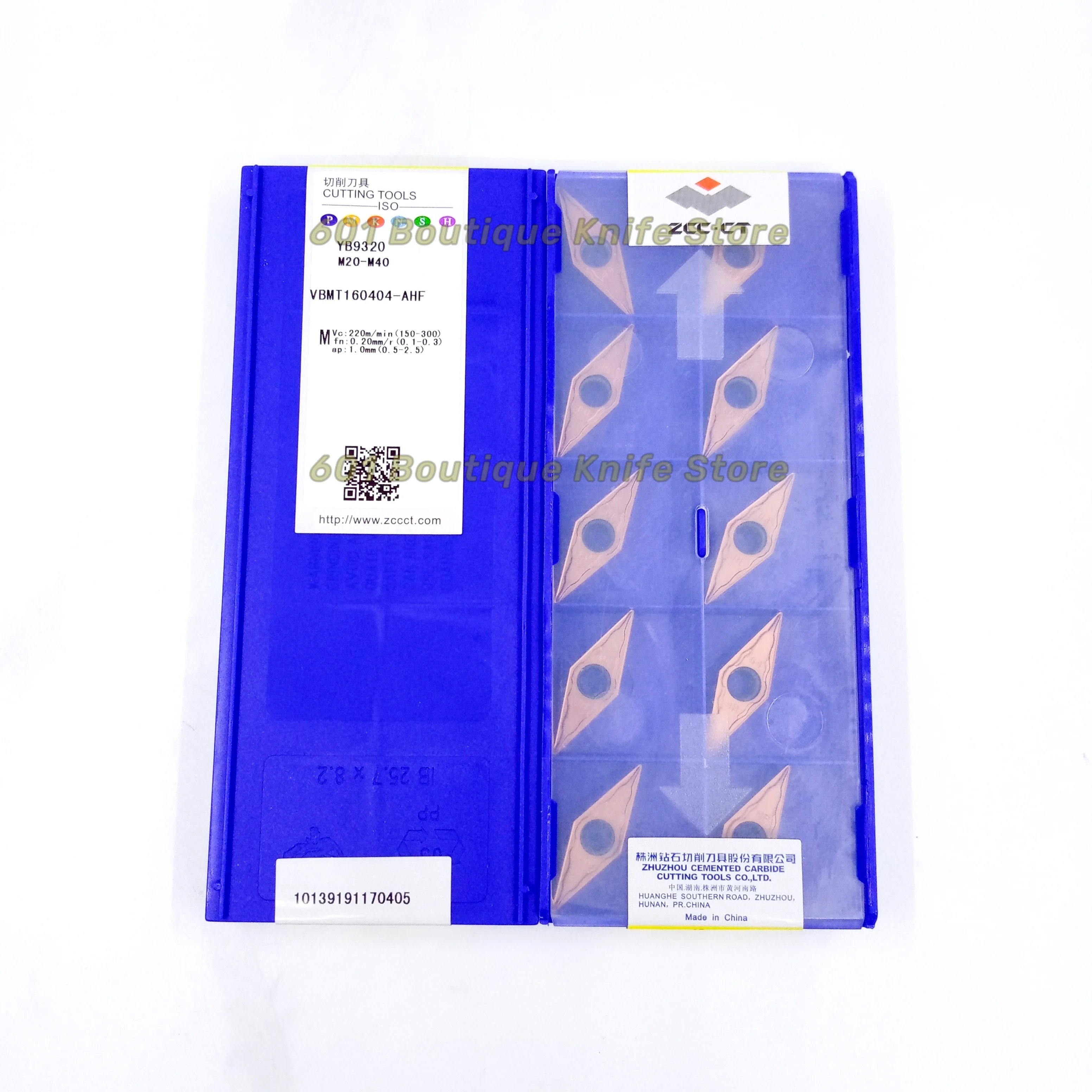 Imagem -02 - Lâmina de Liga Cnc de Marca de Diamante Zccct Yb6315 Yb9320 Vbmt 160404 -ahf