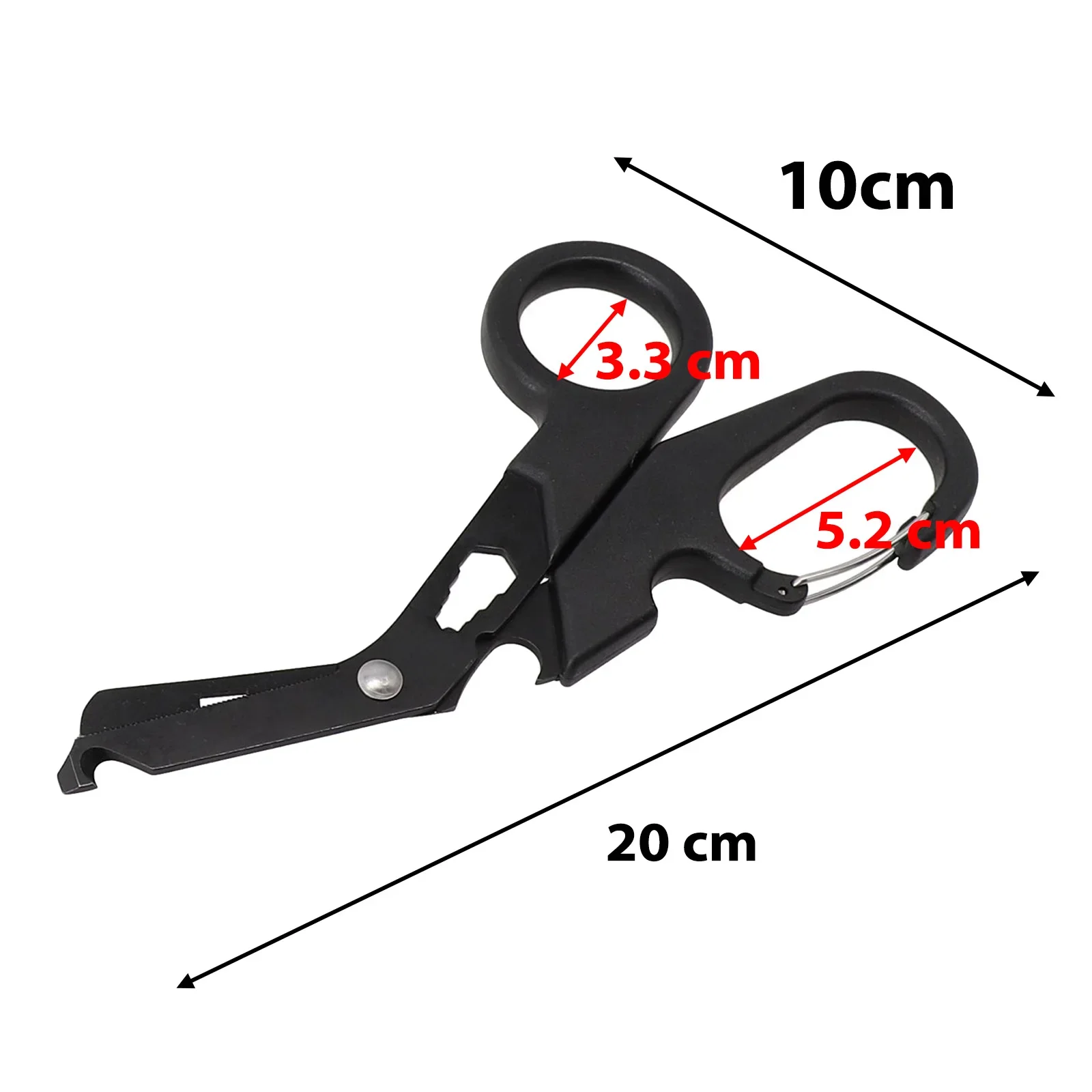 1pc multifuncional bandagem tesoura e-emergência resgate sobrevivência trauma gaze tesoura de primeiros socorros para acampamento ao ar livre caminhadas viagem