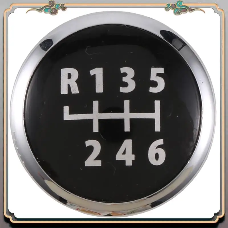 Reliable-6 Speed Gear Shift Knob Emblem Badge Cover Cap For Transporter T5/T6 Mk5 Mk6