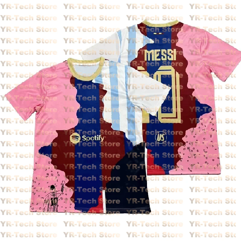 

MESSI 10 Football Jersey Unisex Outdoor Sports Casual Training T-shirt Comfortable Fit for Adults And Children Jerseys