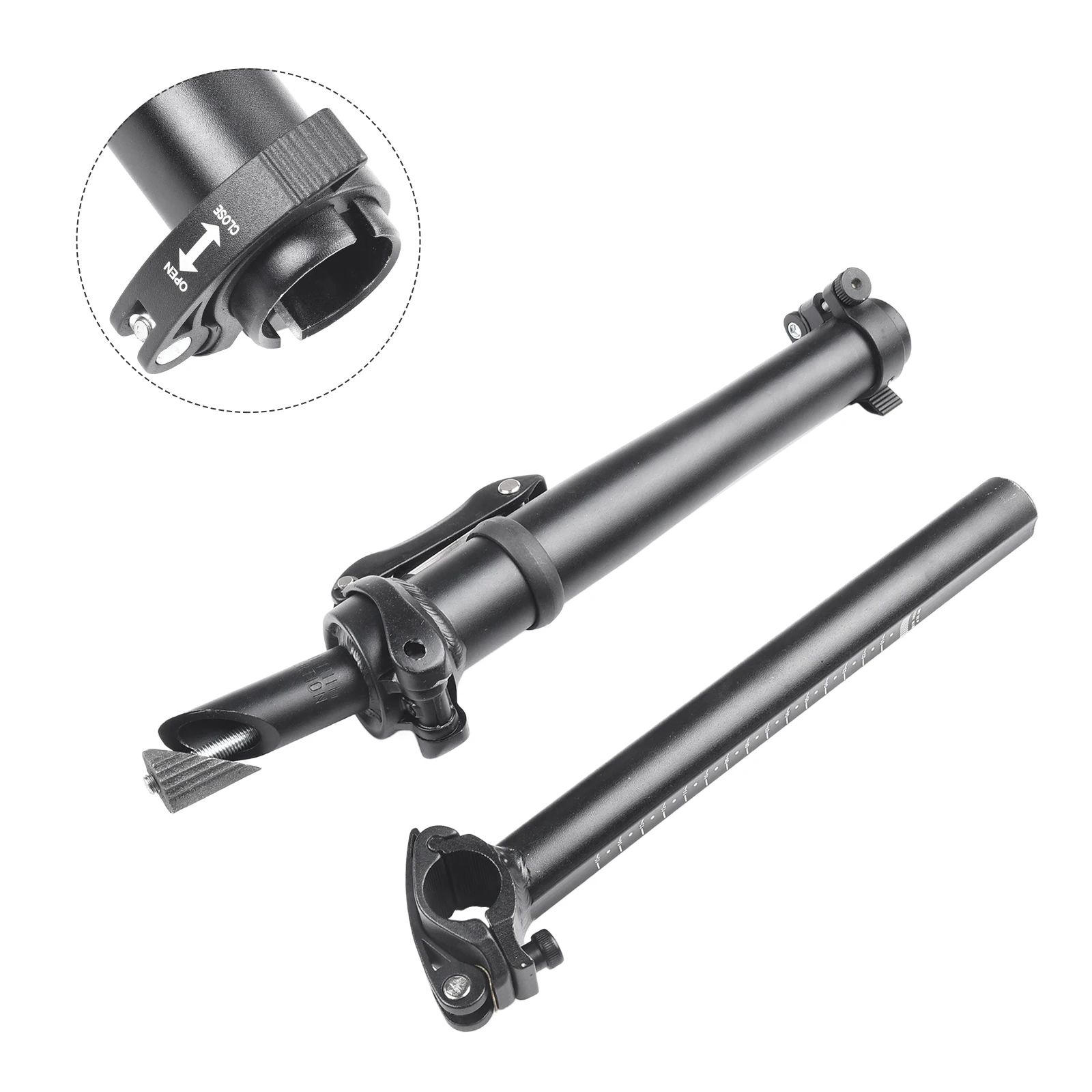 

Handlebar Stem Folding Bike Electric Bicycle Adjustable Telescopic Stem For Handlebar 25.4mm Aluminum Alloy