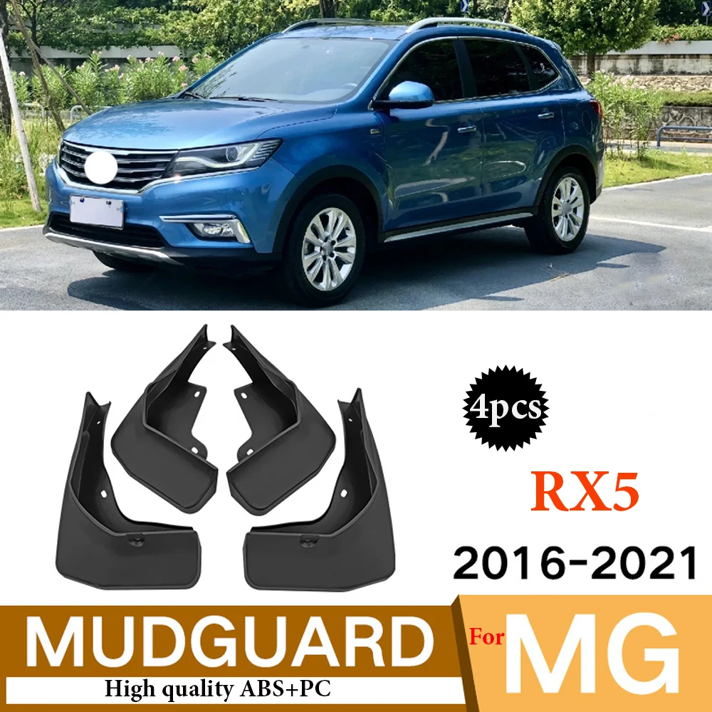 

Car-styling MudFlaps For MG RX5 2016-2021 4Pcs Mud Flap Splash Guard Mudguards Front Rear Fender Auto Styline Car Accessories