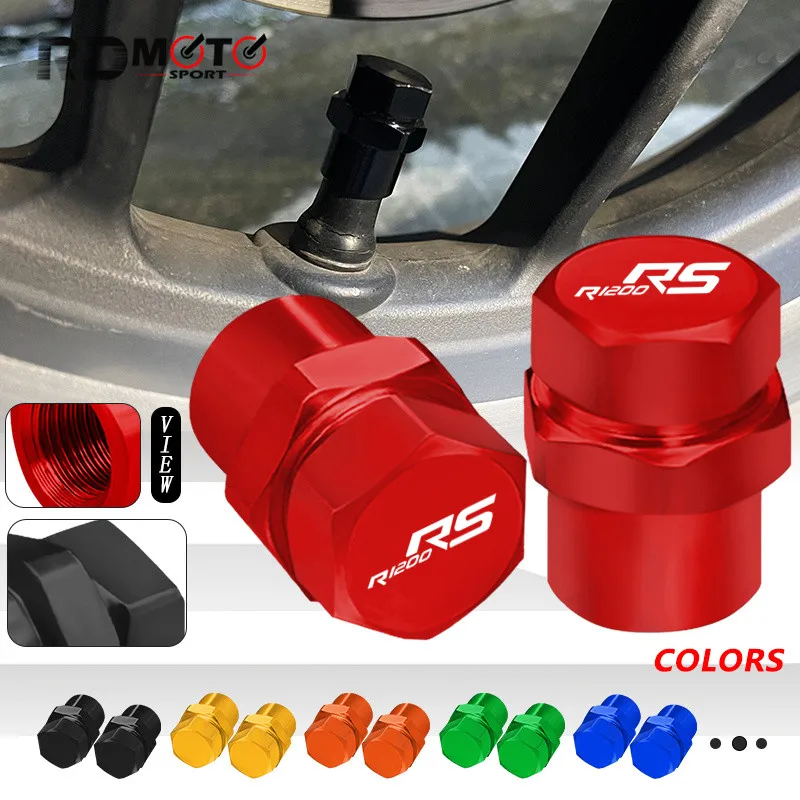 

Motorcycle Accessories CNC Aluminum Wheel Tire Valve Caps Airtight Covers For BMW R1200 R1200R 1200RS r1200 r s