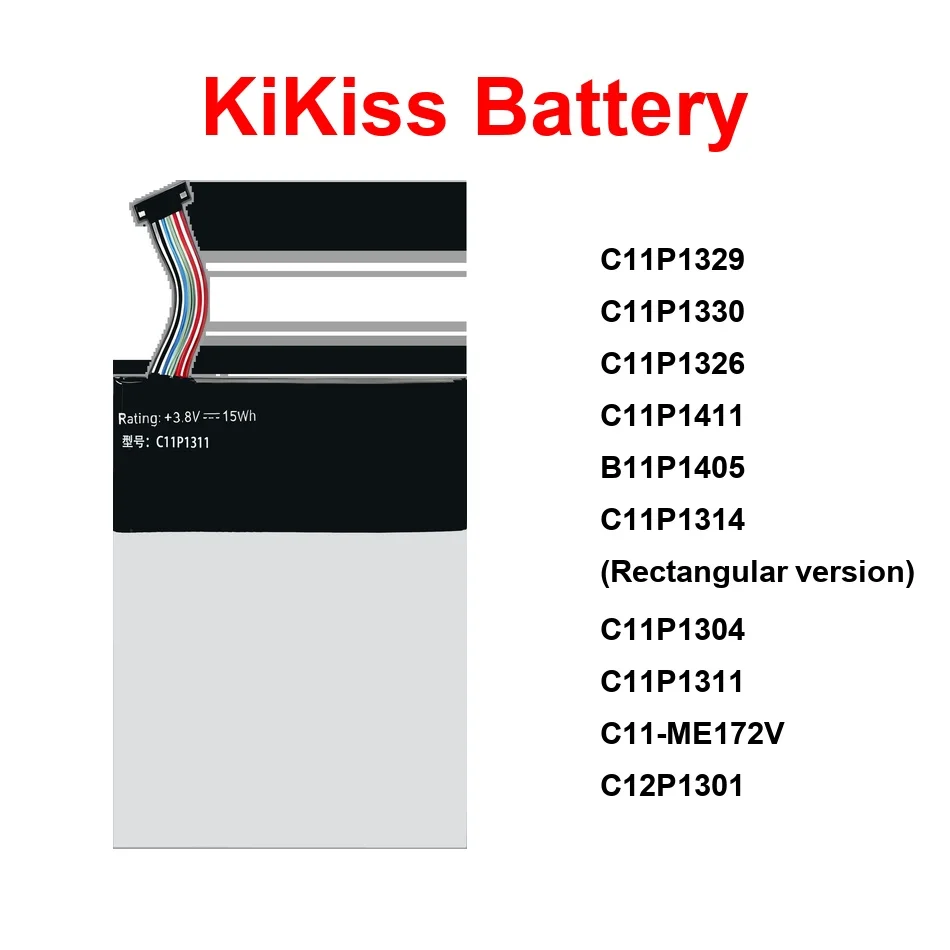 

Аккумулятор для Asus Memo Pad FHD HD me302c TF303 8 10 10.1 7 me172v me173x me175kg me70cx me7610c C11P1304 C12P1301