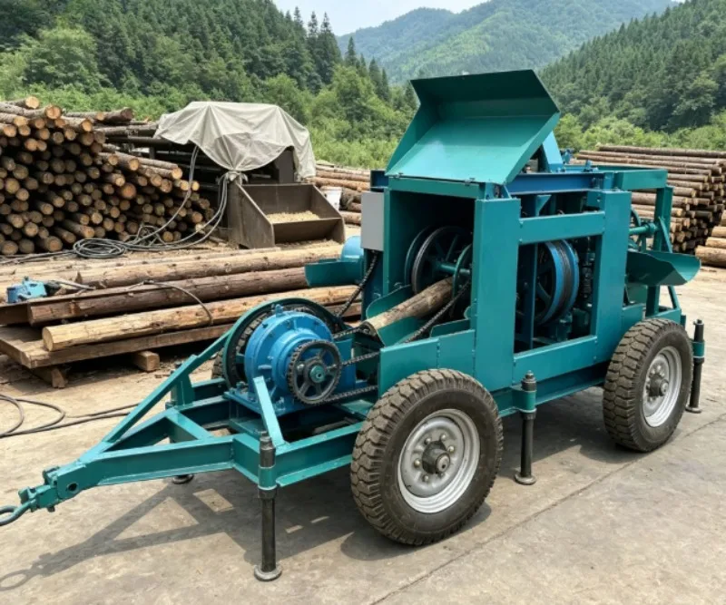 Affordable Ring‑Type Wood Debarker Machine, Mini Log Bark Peeling Machinery For Farm And Small Timber Processing Site