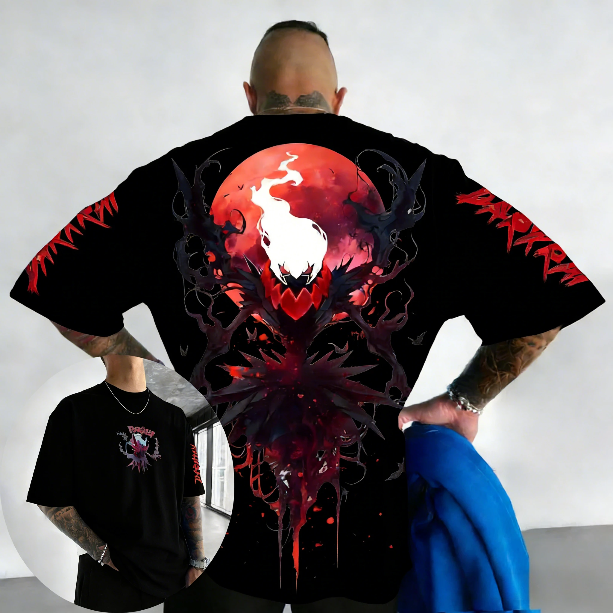 

Футболка с двусторонним принтом Покемон Пикачу, летняя детская футболка 2026 года, мужская спортивная одежда для тренировок и фитнеса на открытом воздухе