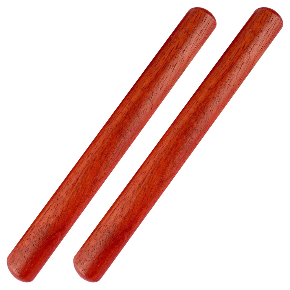 

2pcs Rhythm Sticks Percussion Instrument Kids Wood Music Learning Teaching Aids Safe Durable Wooden Rhythm Rods