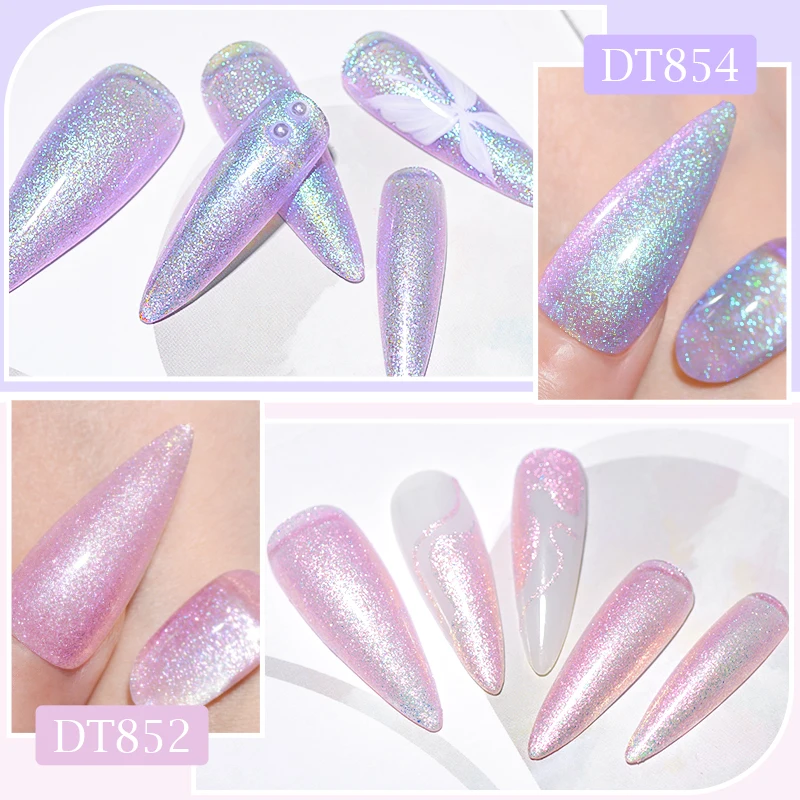 12 Kleuren Auroras Parels Nagellak Gel Polish 7ml Dearmcolors Glitter Effect Gel Nagellak DIY Voor Manicure UV Gel nagel benodigdheden