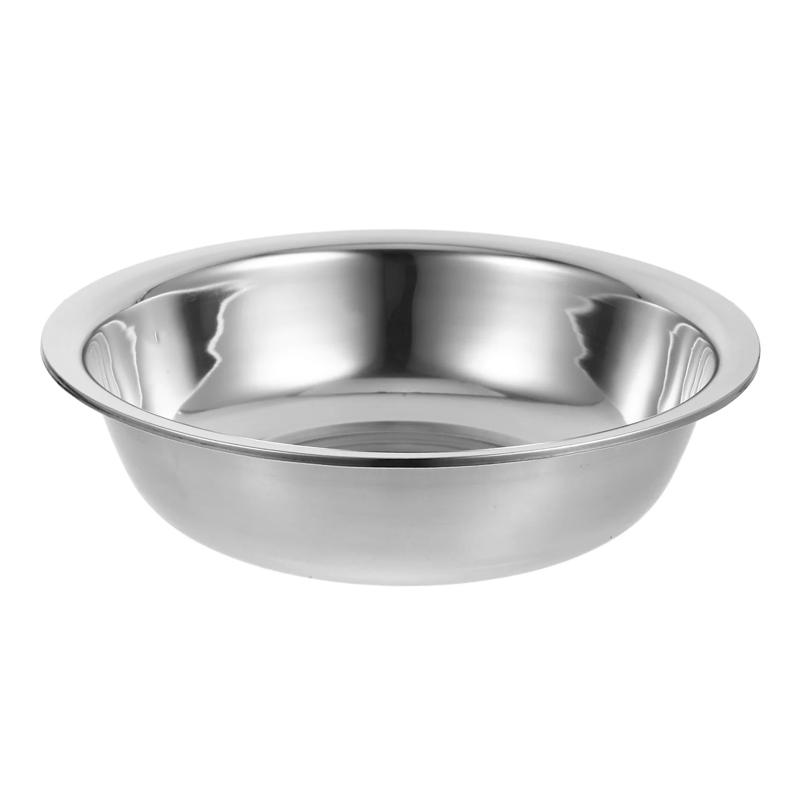 

Stainless Steel Basin 304 Grade Mixing Washing Bowl Soup Rice Kitchen Sink Reusable Easy Clean Home Tableware Fruit Vegetable