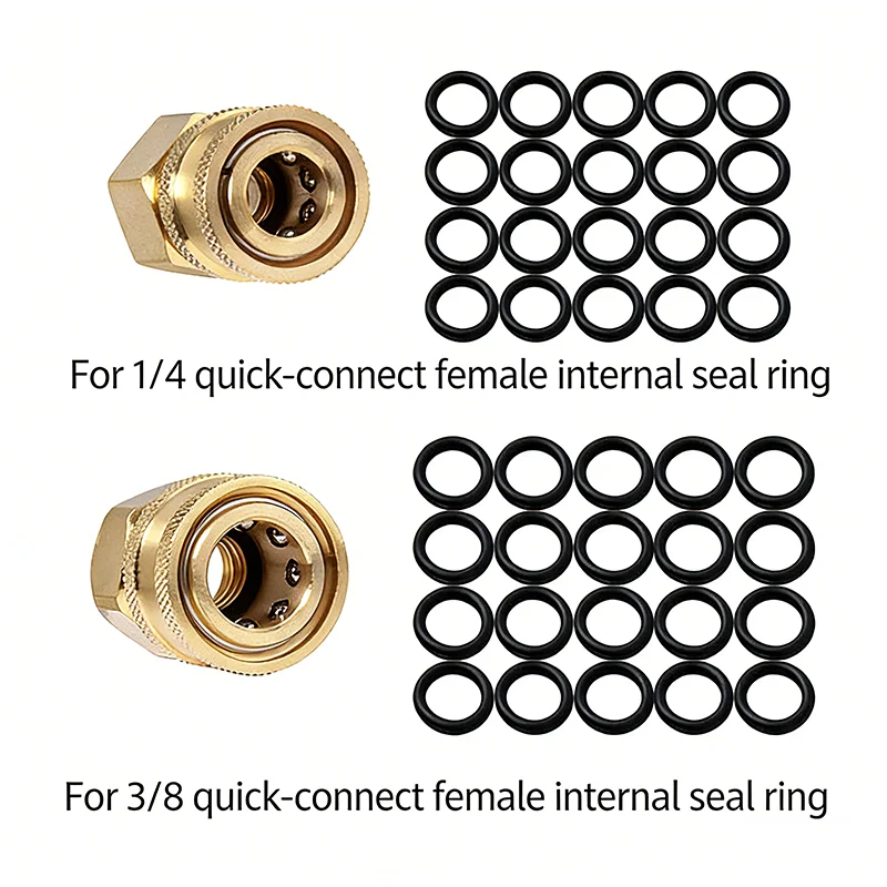 O-Ring Power Pressure Washer O Rings for Pump Hose Gun Wand 3/8