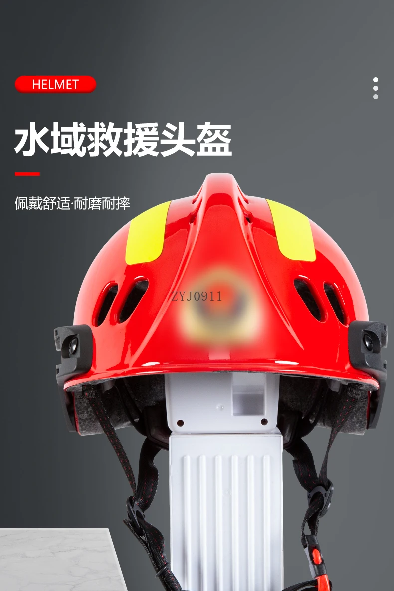 **Fire Rescue Helm Aardbeving Bos Fire Rescue Noodbescherming Helm Rescue Team Equipment
