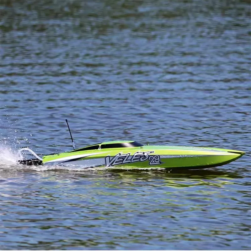 Motor elétrico sem escova RC Catamarã PRO BOAT Veles 29 "Speed Boat V2 versão modelo de barco