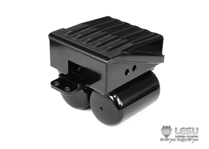 LESU pezzi di ricambio scatola batteria in metallo accessori serbatoio aria per 1/14 Tamiyaya modello RC trattore camion veicolo auto TH02268