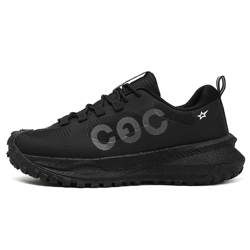 

Sports and leisure shoes, men's shoes, marathon oversized air cushioned shoes, fly woven all season rubber, wear-resistant, anti