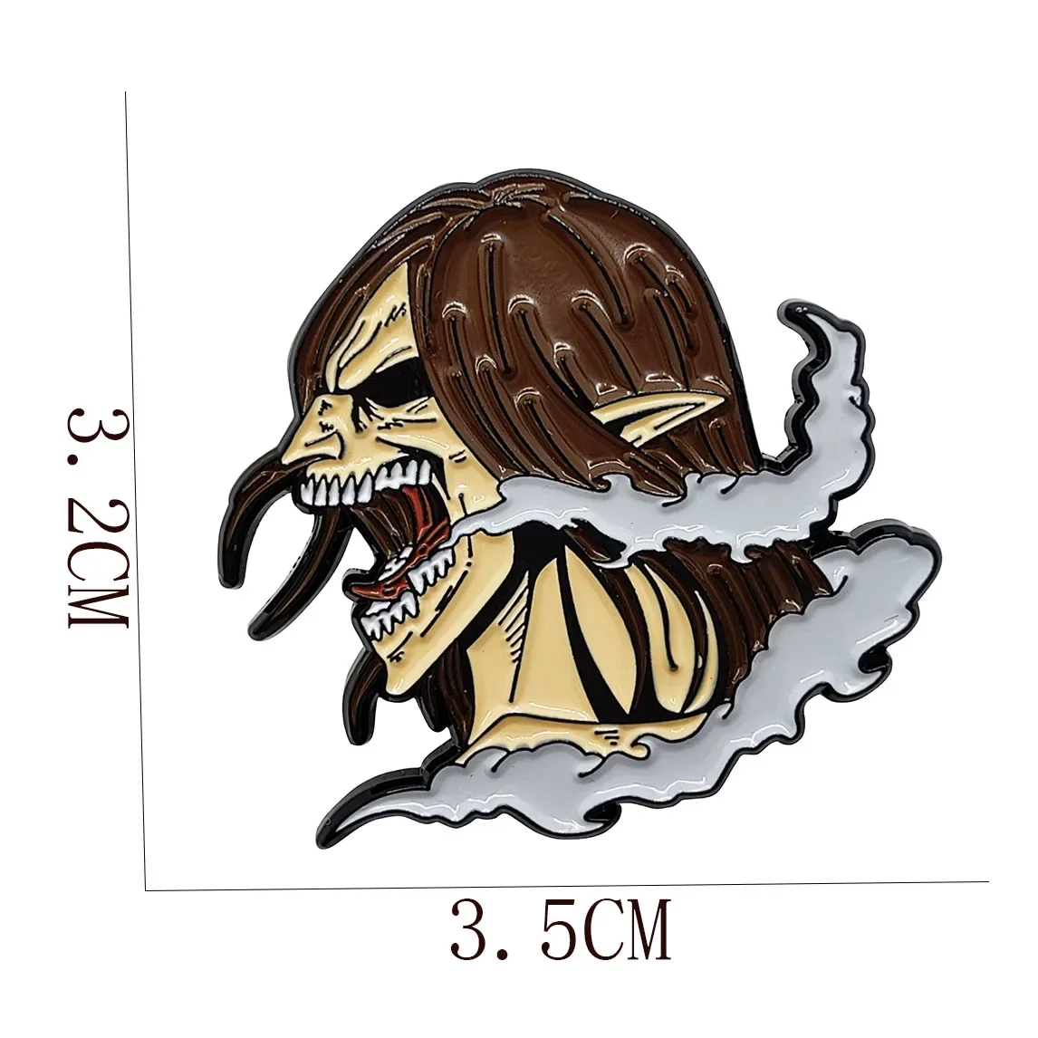 Attack On Titan Eren Yeager Shingeki No Kyojin Enamel Pin Brooches Bag Lapel Badge Jewelry Gift for Kids Friends