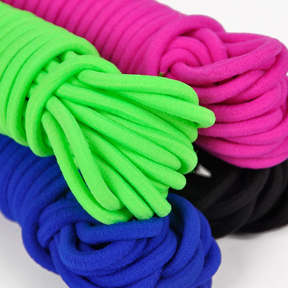 

2 Pcs Jumping Rubber Band Rope for Child Skipping School Funny Lightweight