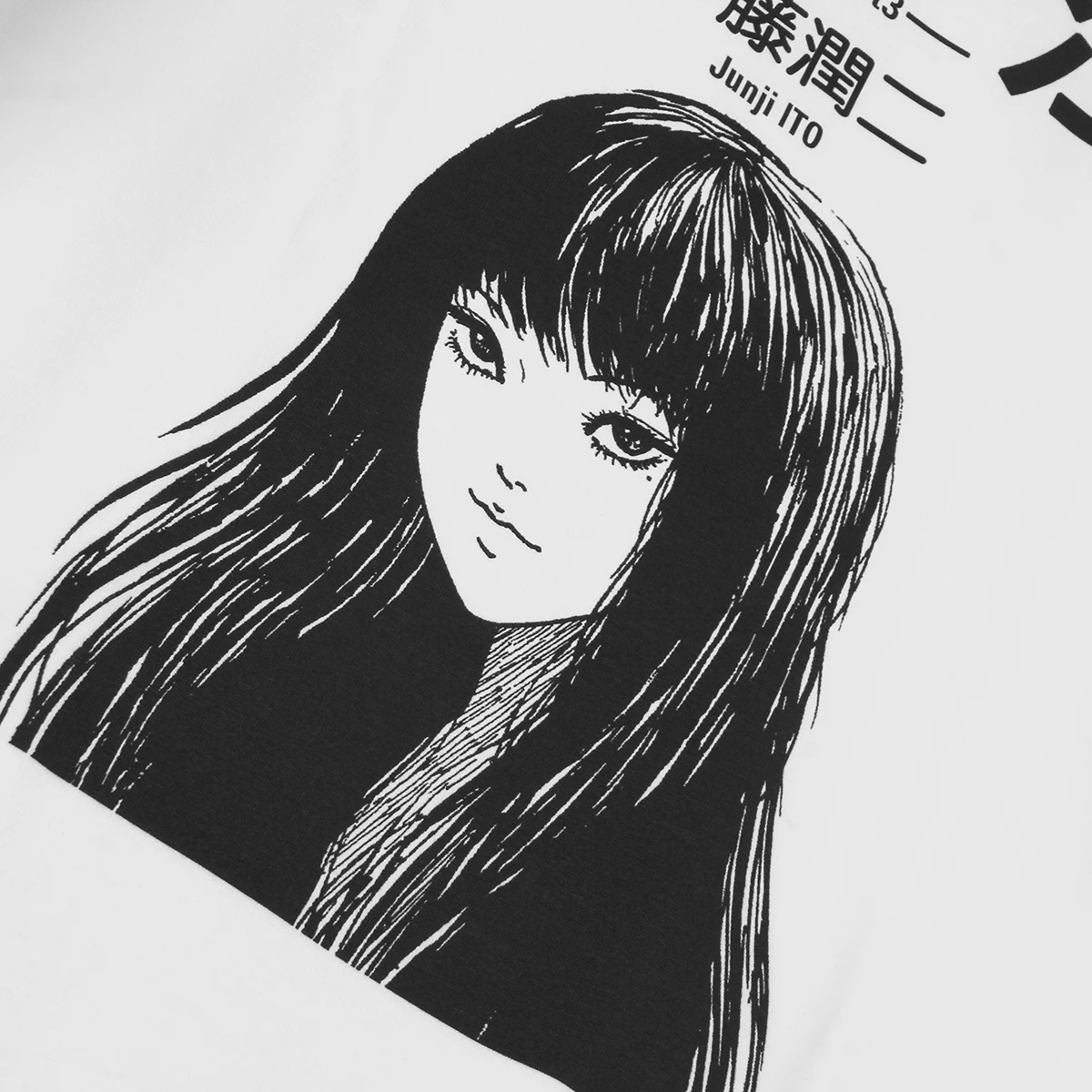 Junji Ito T-Shirt Japanese Horror Manga Junji Ito Tomie Uzumaki Men\'s Clothing Short Sleeve Cotton Tee Shirt