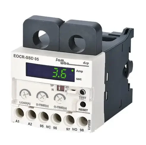 EOCR-SSD 180-260VAC Digital Electronic Overload Relay Motor Protector Thermal Overload Relay