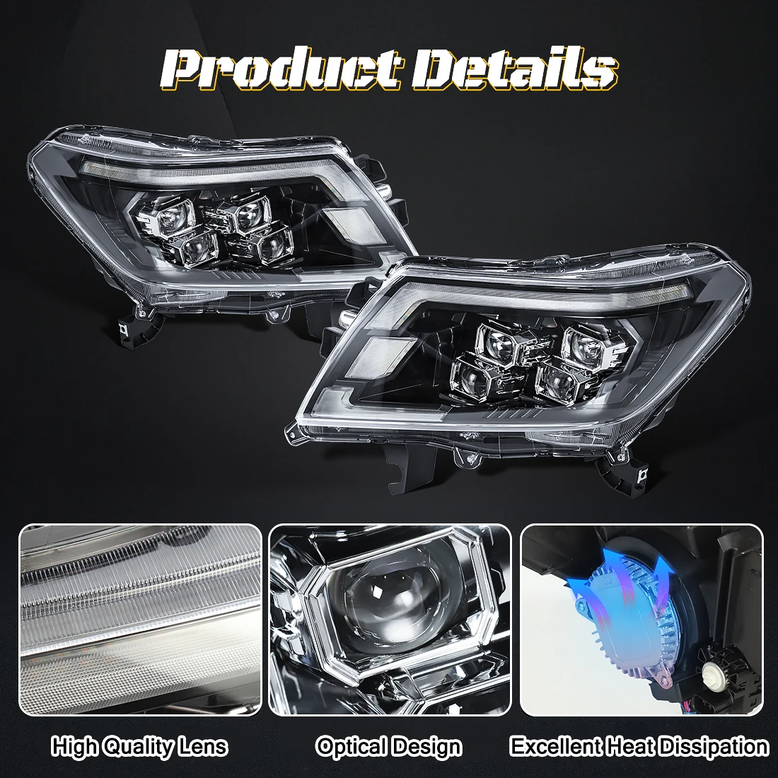 Luzes de Carro para Nissan Nav - Running Headlamp Led avaliação e preço