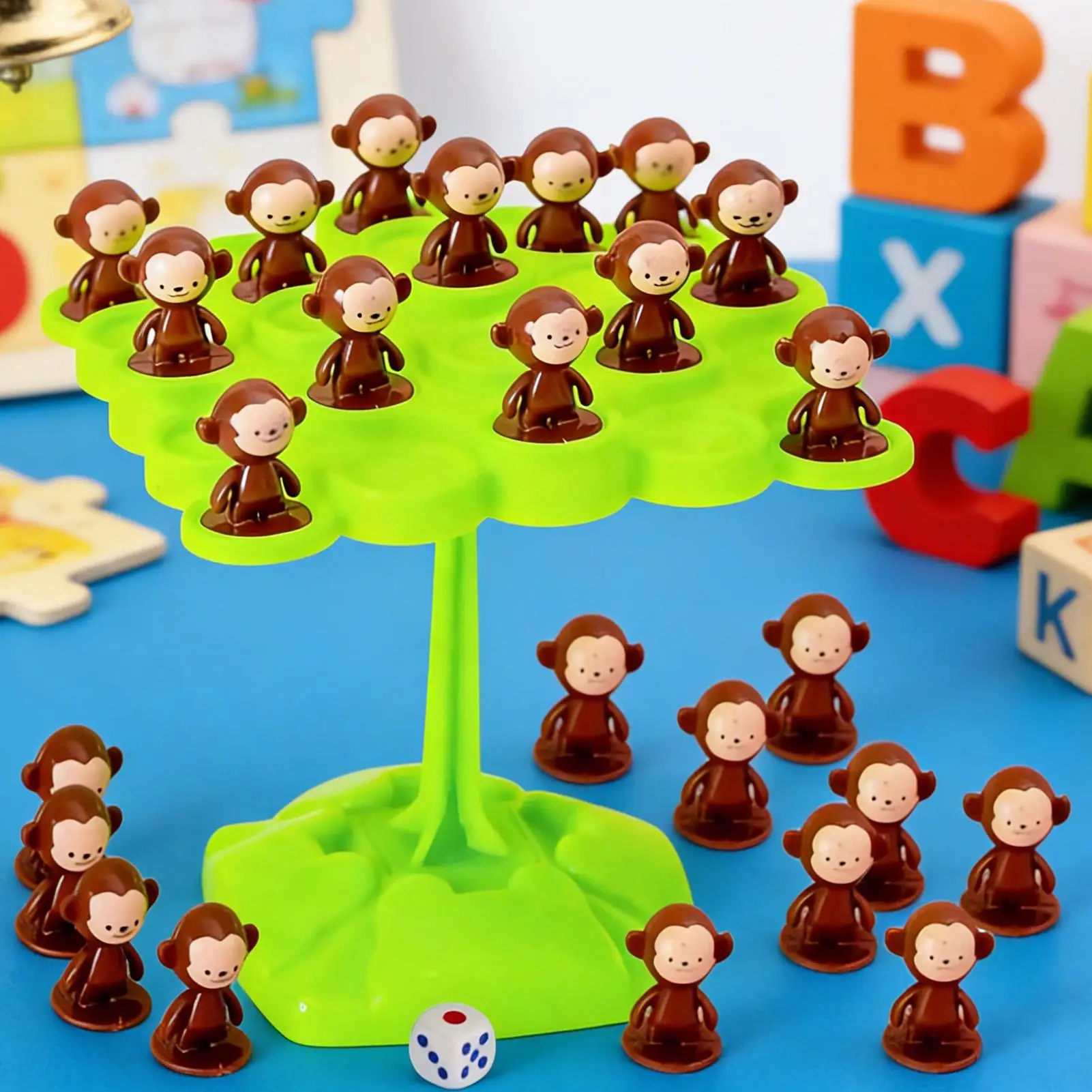 

Monkey Tree Balancing Game Early Education Toy Interactive Board Game For Kids Boys Girls Preschoolers Kindergarten School