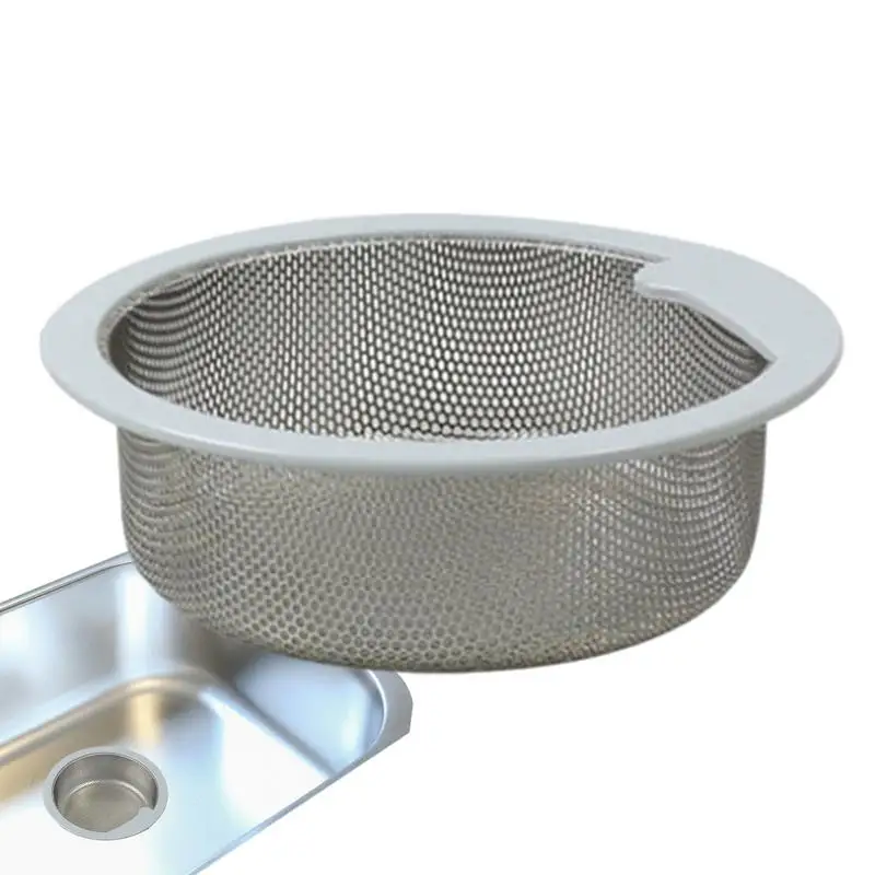 Sink Drain Strainer Stopper Kitchen 304 Stainless Steel Sink Strainer Stopper Combo Sink Drain Basket Durable Kitchen Sink Drain