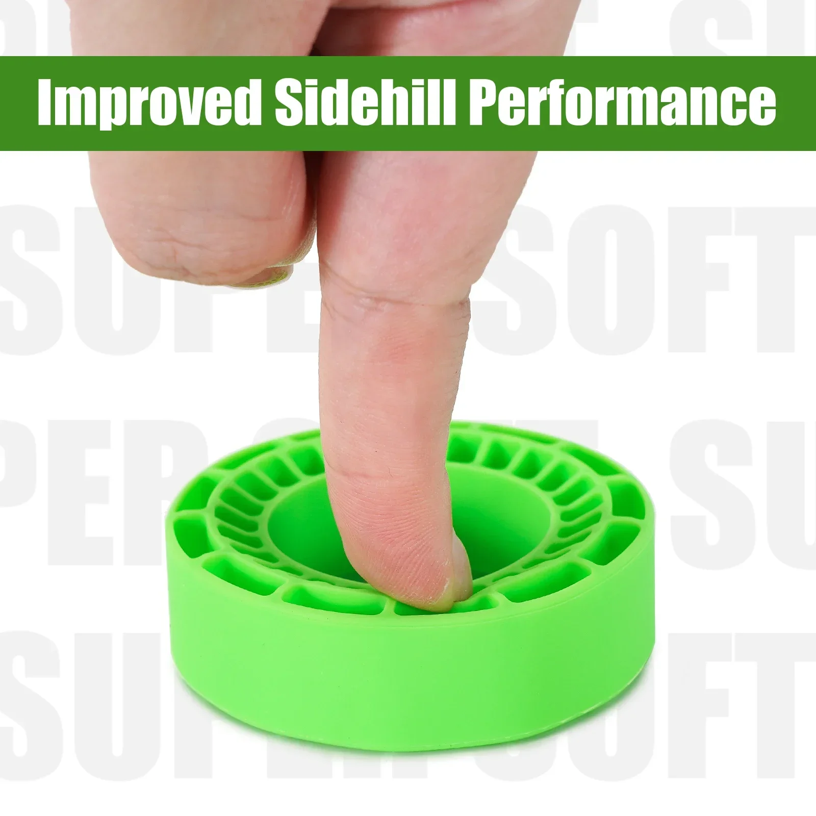INJORA 4pcs Silicone Rubber Inserts for 64*24mm 1.3\