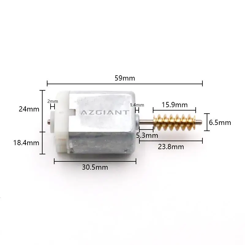 

For 2018-2022 Nissan X-Trail DC 12V Motor for Car Rear Trunk Boot Lock Latch Actuator With Copper Worm Car Back Trunk Lock Motor