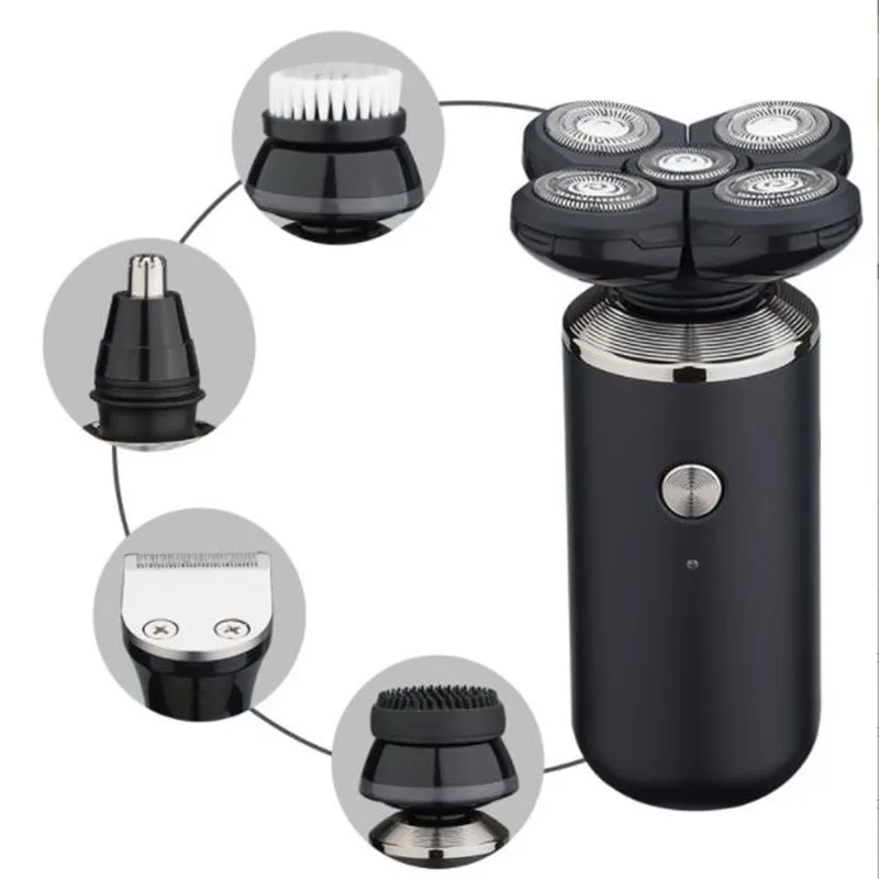 

Wet Dry Man Electric Beard Shaver 5D Float Razor Skull Bald Head Shaving Machine Facial Grooming Kit Hair Clipper Male Haircut