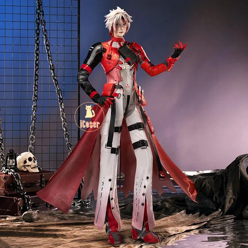 

Wuthering Waves Scar Cosplay Costume Wig Uniform Armor Fractsidus Overseer Member Huanglong NPC Halloween Party Women Men iCoser