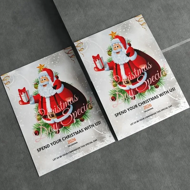 

Изготовленные на заказ флаеры формата А5/500, подходящие для различных случаев, таких как Рождество, Хэллоуин, вечеринки по случаю дня рождения, юбилей и т. д.