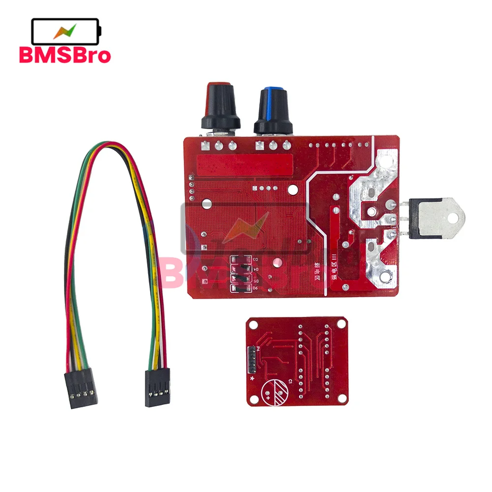 Saldatrice a punti digitale 40A/100A visualizzazione del tempo e del controllo della corrente saldatrice a punti AC220V a scheda Controller trasformatore 9V