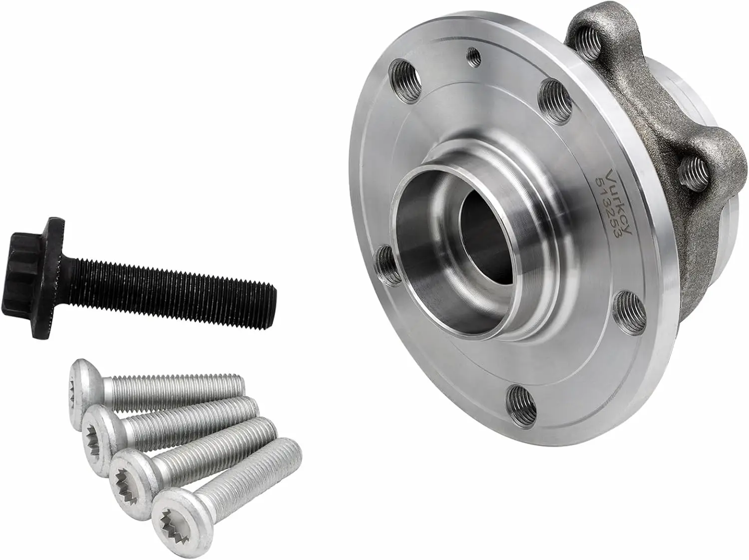 

Сборка ступицы переднего колеса с подшипником, 5 креплений с ABS, совместима с различными моделями, заменяет номер детали 513253