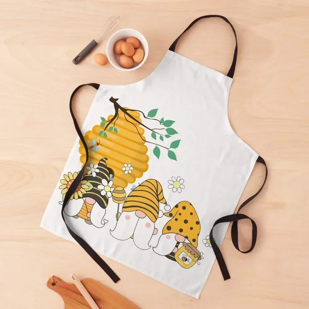 

Gonome with bee honey Apron Things For Home And Kitchen Women's Dresses professional hairdresser useful gadgets for home Apron